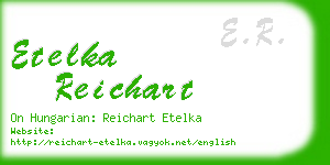 etelka reichart business card